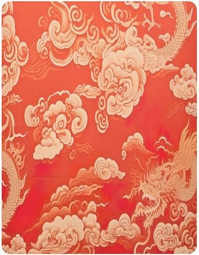 Miniatura 2 de Kigai Fitted Crib Sheet for Boys Girls,Chinese Dragon Jersey Knit Baby Sheet for Standard Crib and Toddler Bed Mattresses, Cozy Soft Breathable, 28