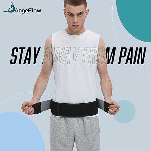 Miniatura 2 de Cinturón sacroilíaco para mujeres y hombres  Cinturón de articulación SI utilizado para aliviar la ciática, articulaciones, pelvis, espalda baja,