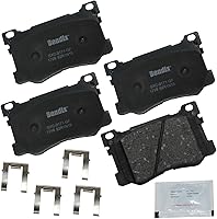 Vista 393 de Pastillas de Freno Delanteras Cerámicas Bendix Priority1 CFC430A para Modelos Selectos INFINITI G35, I30, Nissan 350Z, Altima, Juke, Maxima, Sentra