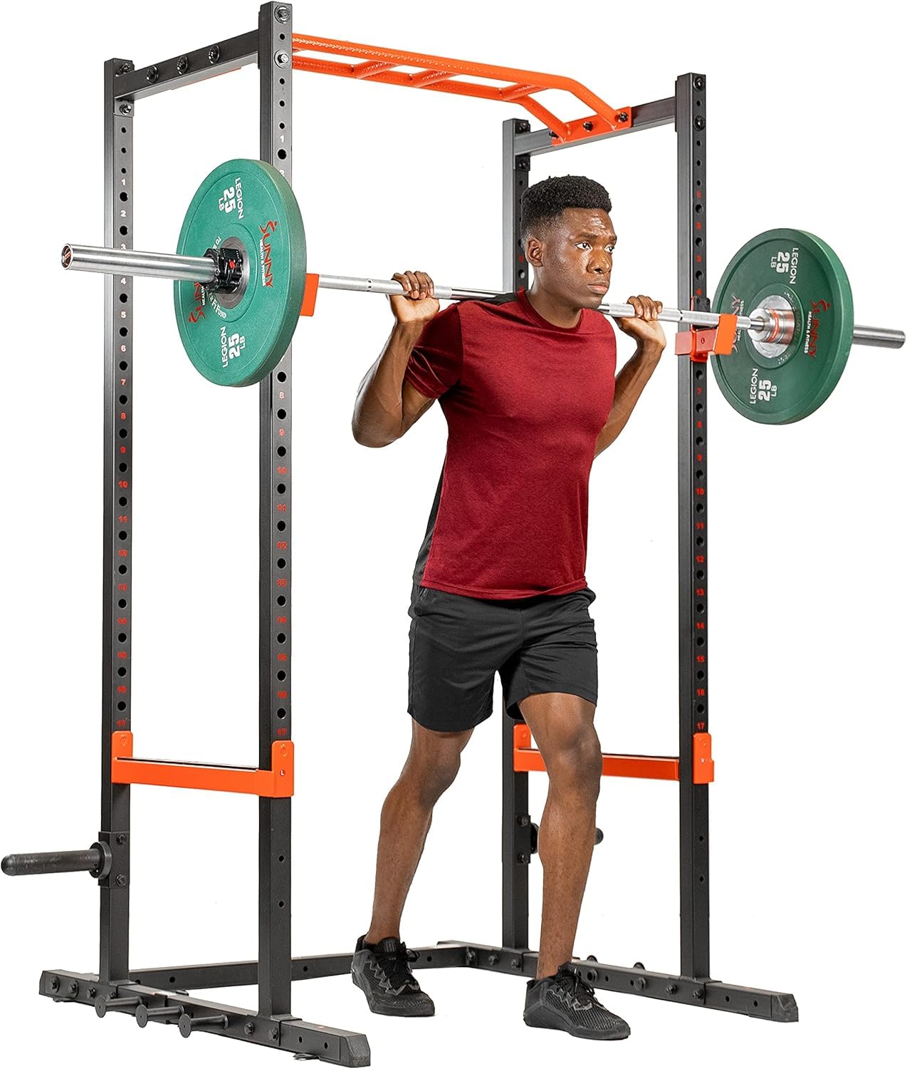 Sunny Health & Fitness Power Zone Strength Rack Power Cage