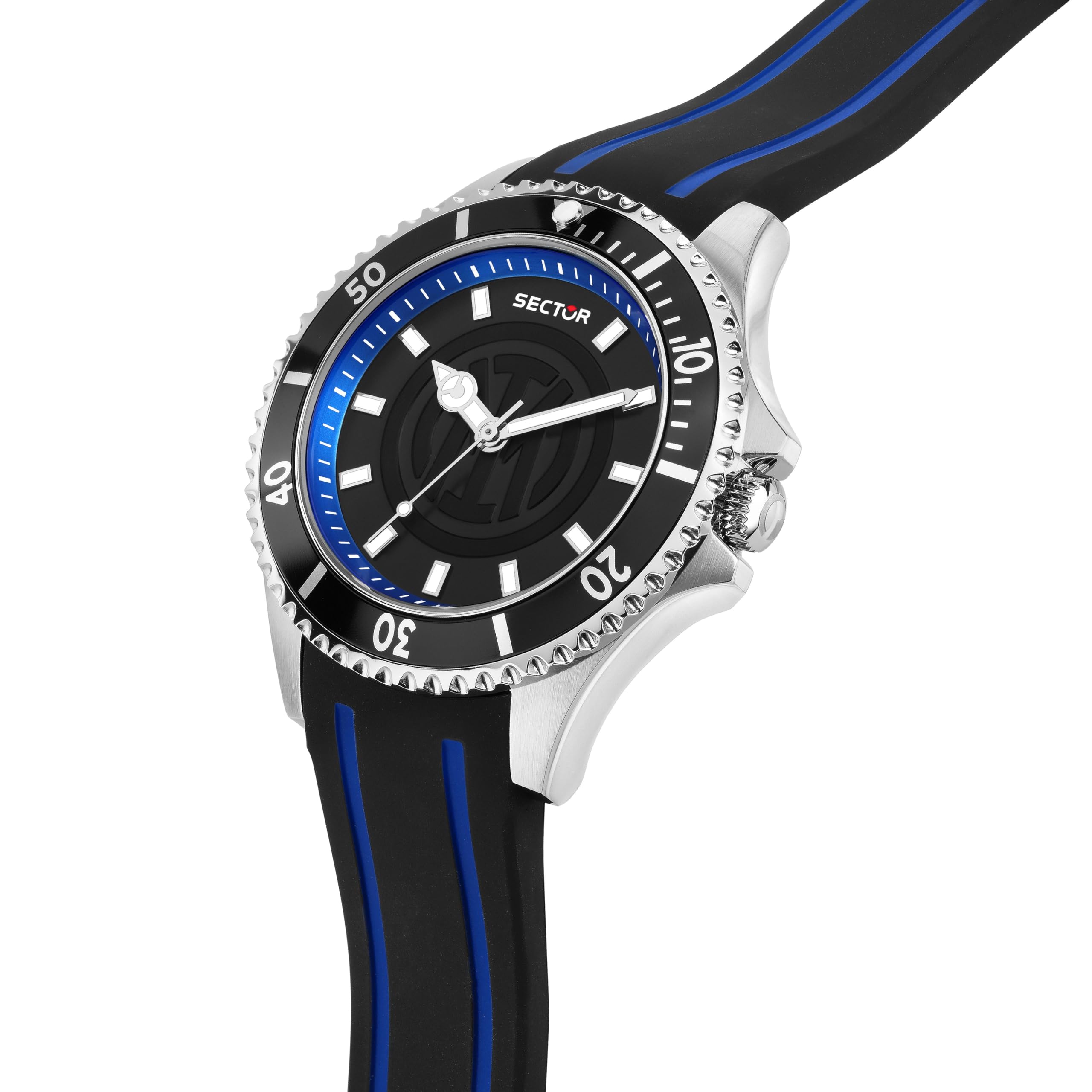 Sector No Limits Orologio Uomo, Solo tempo, Analogico, 43 mm, Collezione 230 - INTER Special Edition - R3251161061