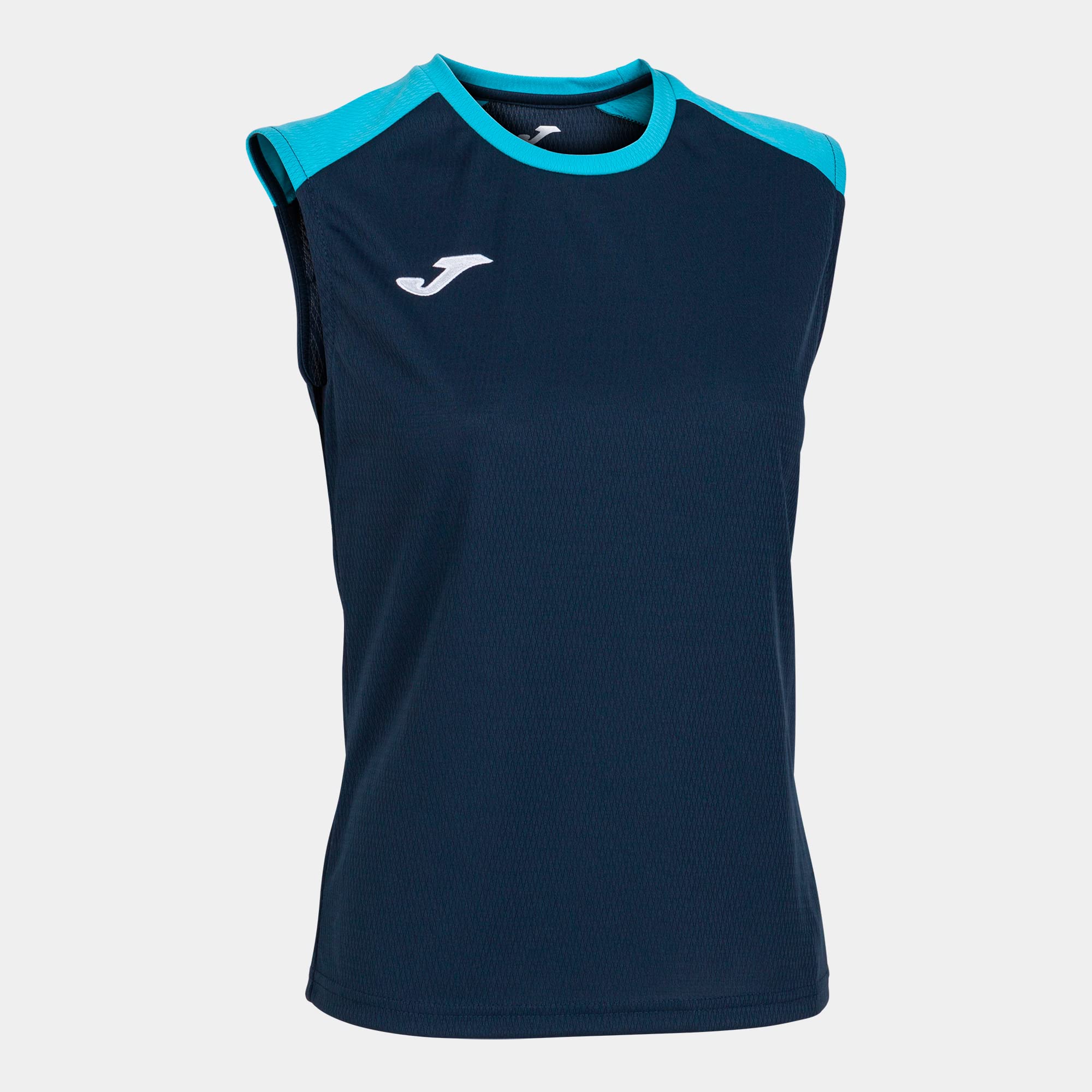 Joma Women's Eco Championship Tank Top T-Shirt, Neon Turquoise Navy, M