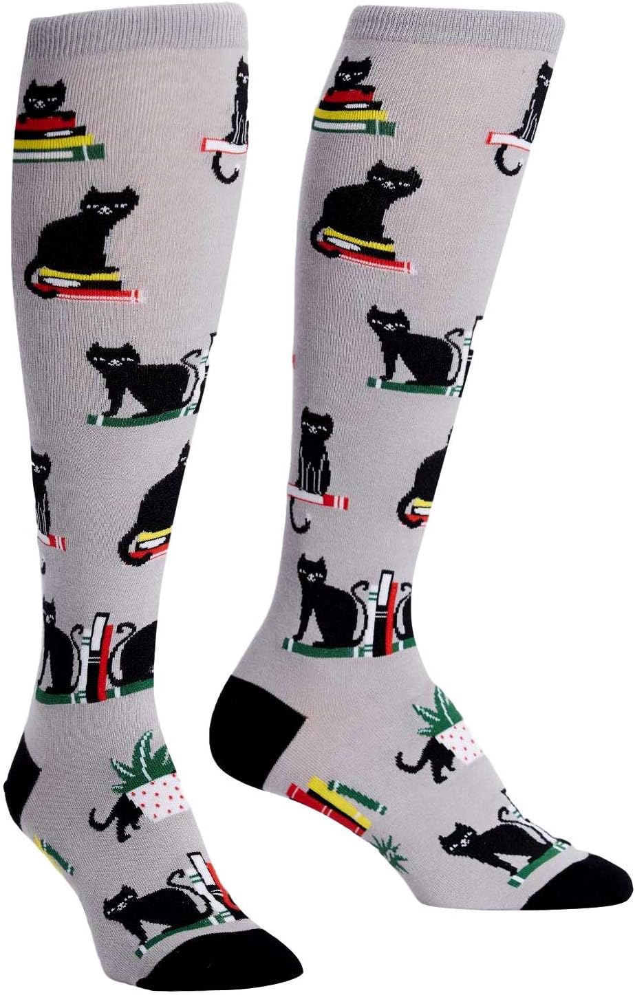 Booked for Meow Knee High Socks