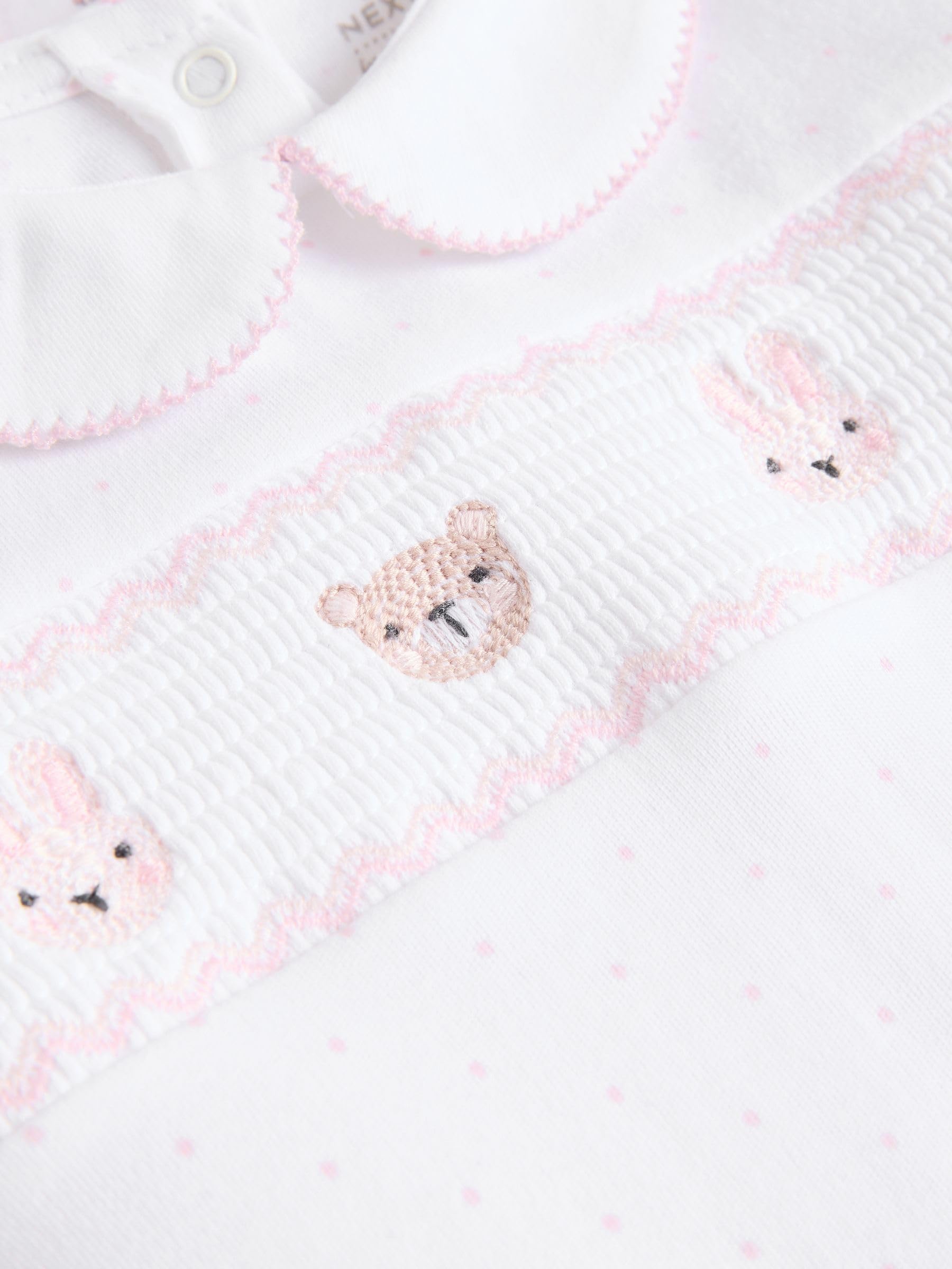 NEXT Bebés niña Pack de 3 Pijamas Tipo Pelele con Cuello para bebé