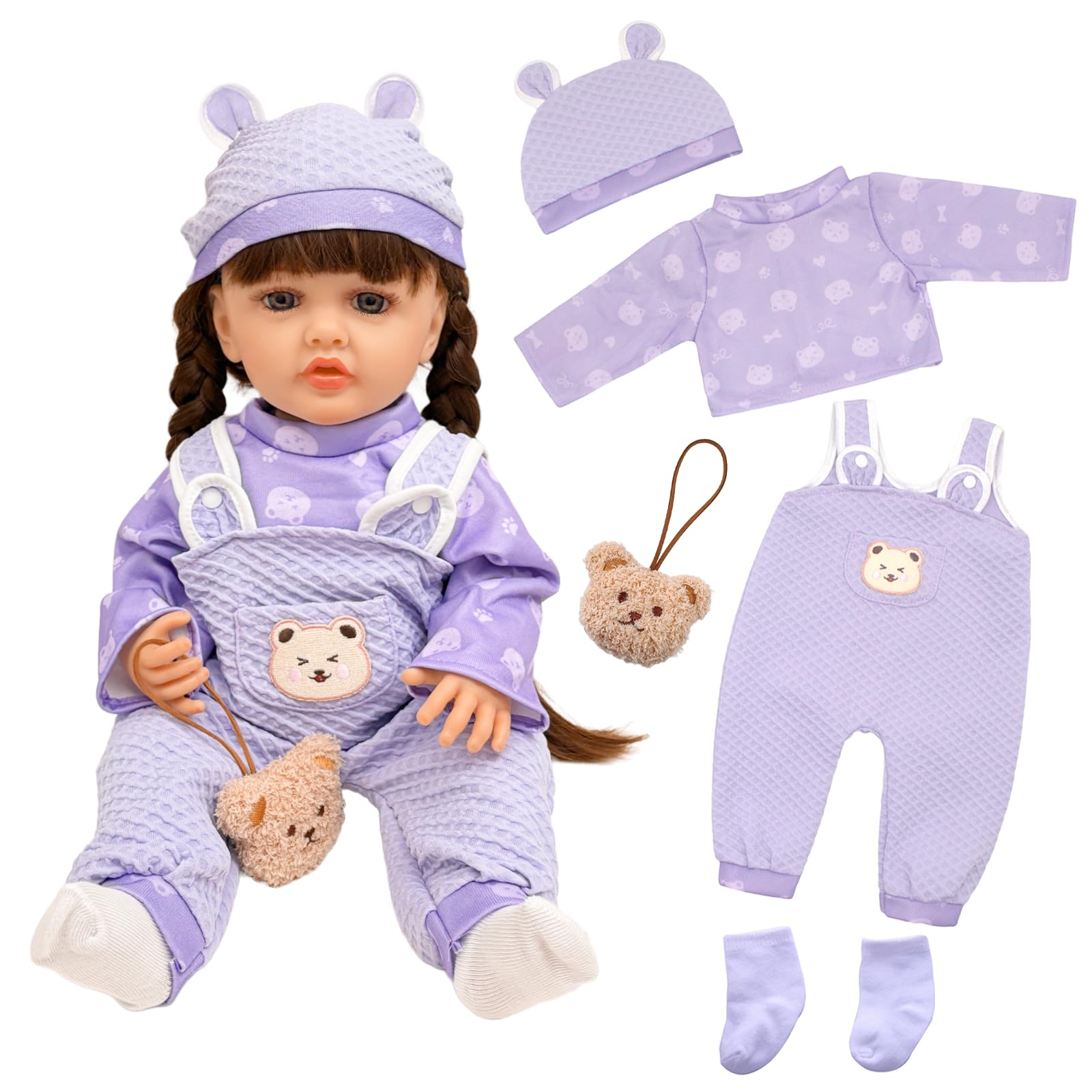 Baby Doll Clothes for 20-22 Inch Dolls