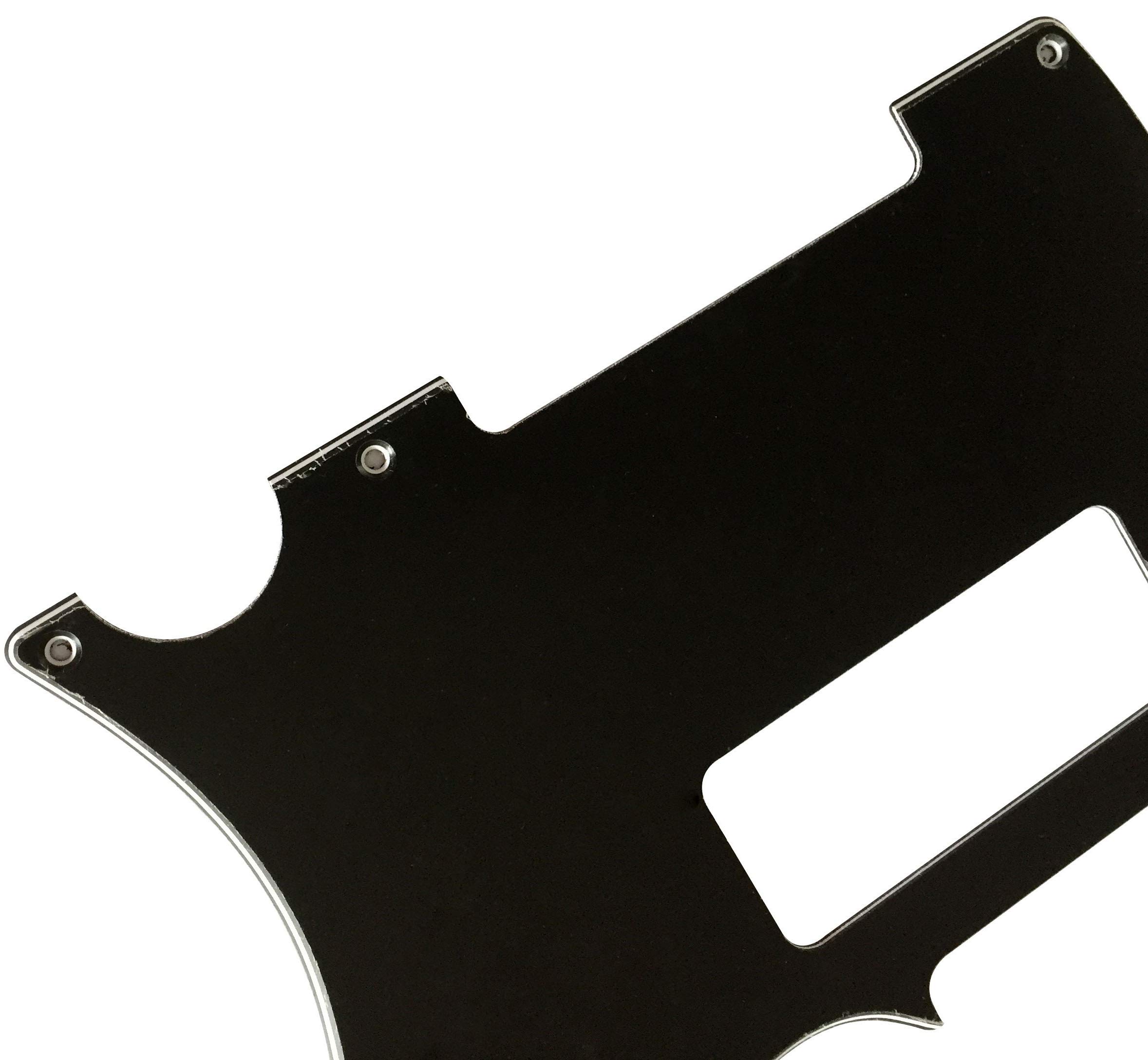 Pickguard Per Chitarra Telecaster Vintage - 5 Fori, Nero 3 Strati