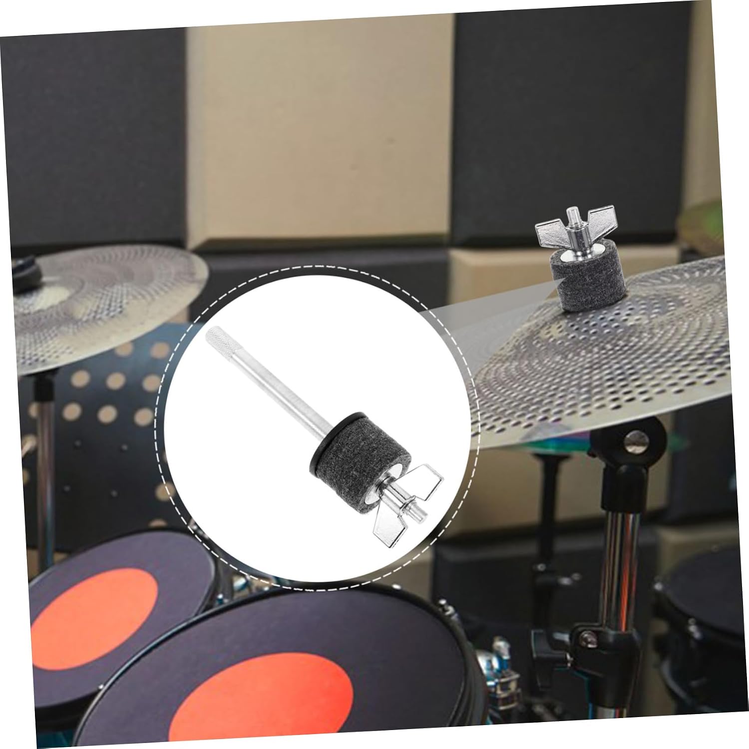 Cymbal Stacker Mount Arm for Drum Kits Percussion Cymbal Holder Extension Bracket for Easy Installation and Versatile Use with Drum