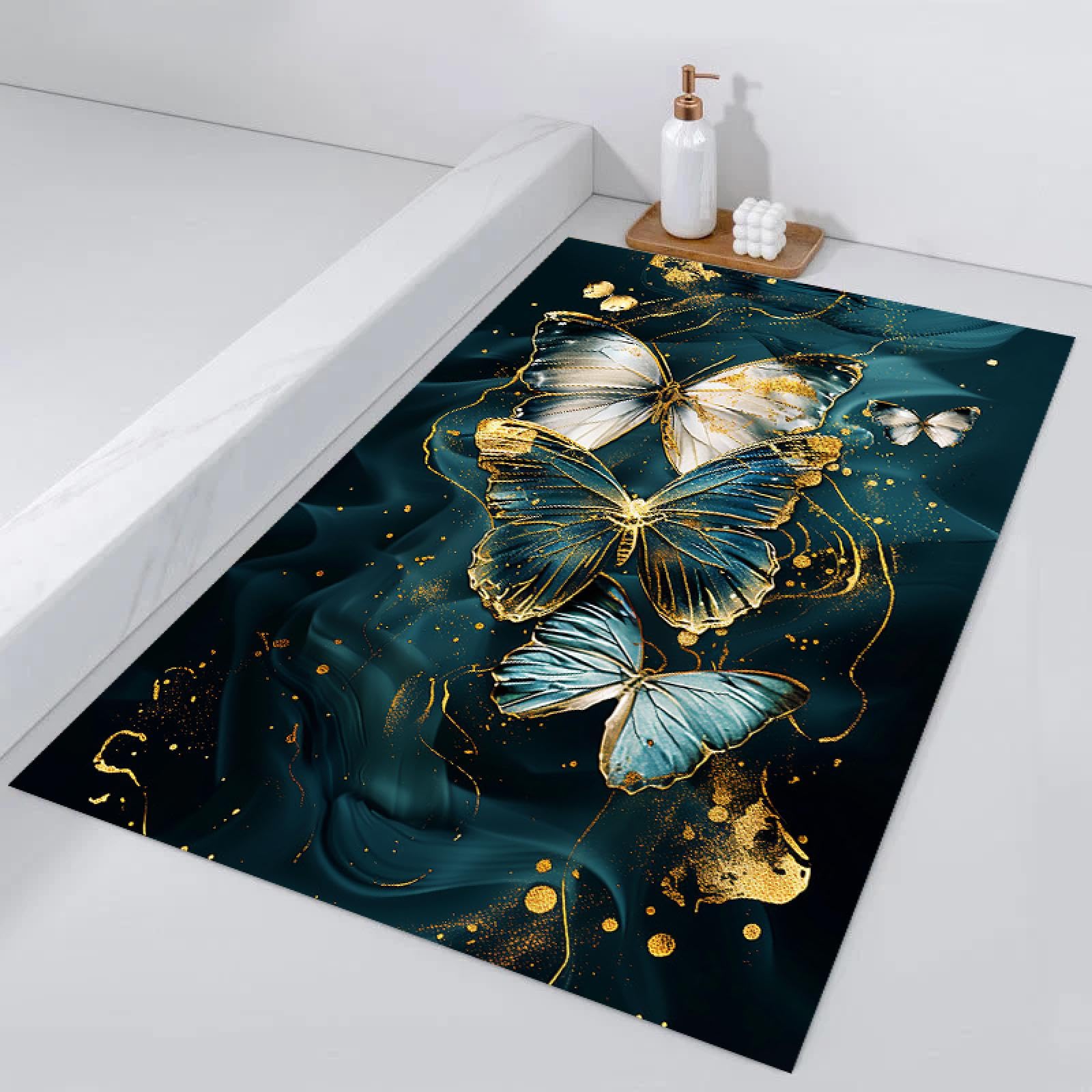 Tapis de cuisine papillon décoratif pour embellir votre salon familial