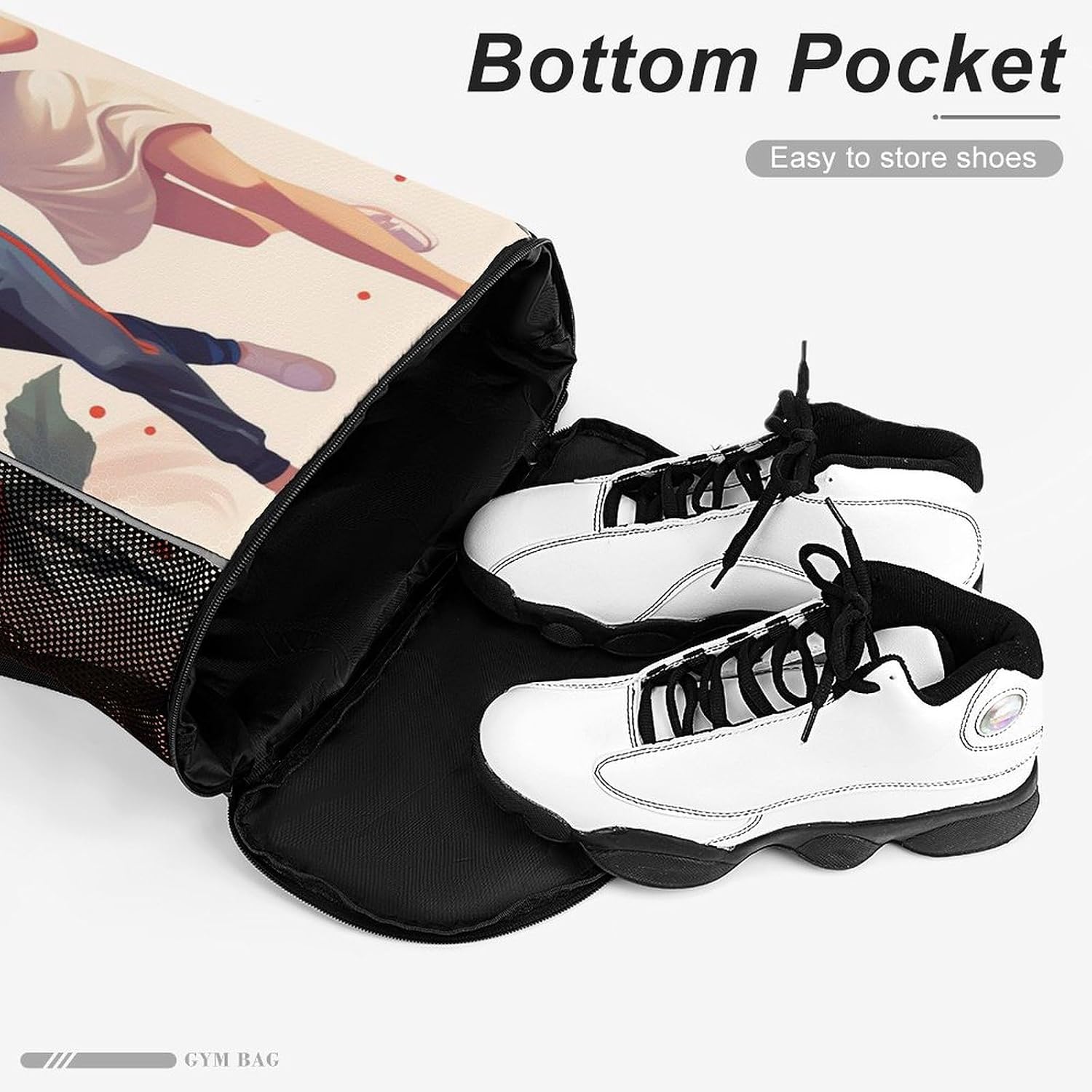 Drawstring Backpack for Valentine's Day Stroll Gym Sports Drawstring Bag Swim String Bag with Side Pocket