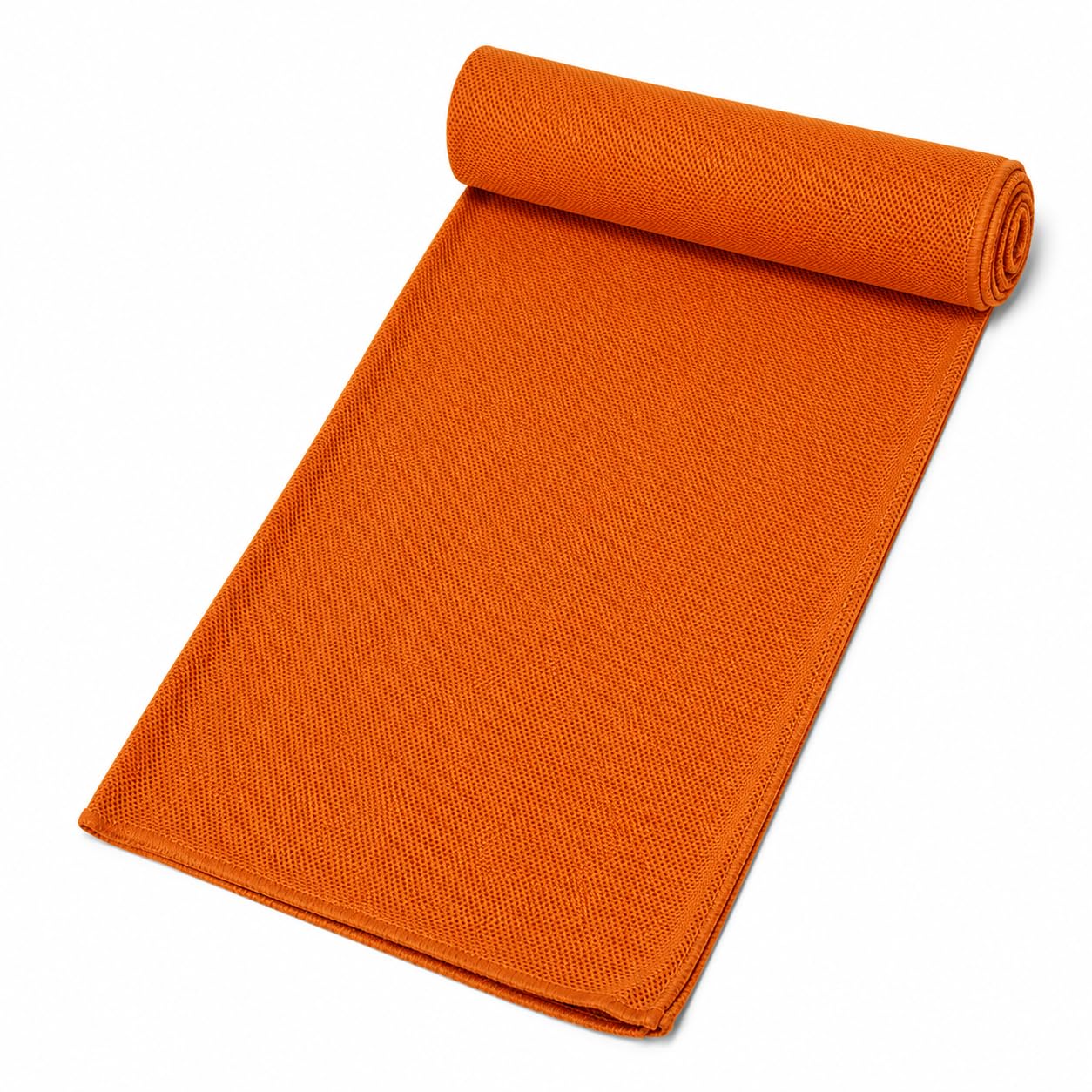 Ever Move Instant Cooling Towel - 100 x 30 cm Lightweight Cooling Towels for Neck, 100% Polyester Reusable Cold Effect Towel for Hot Weather, Workout, Travel & Outdoor Training - (Orange)