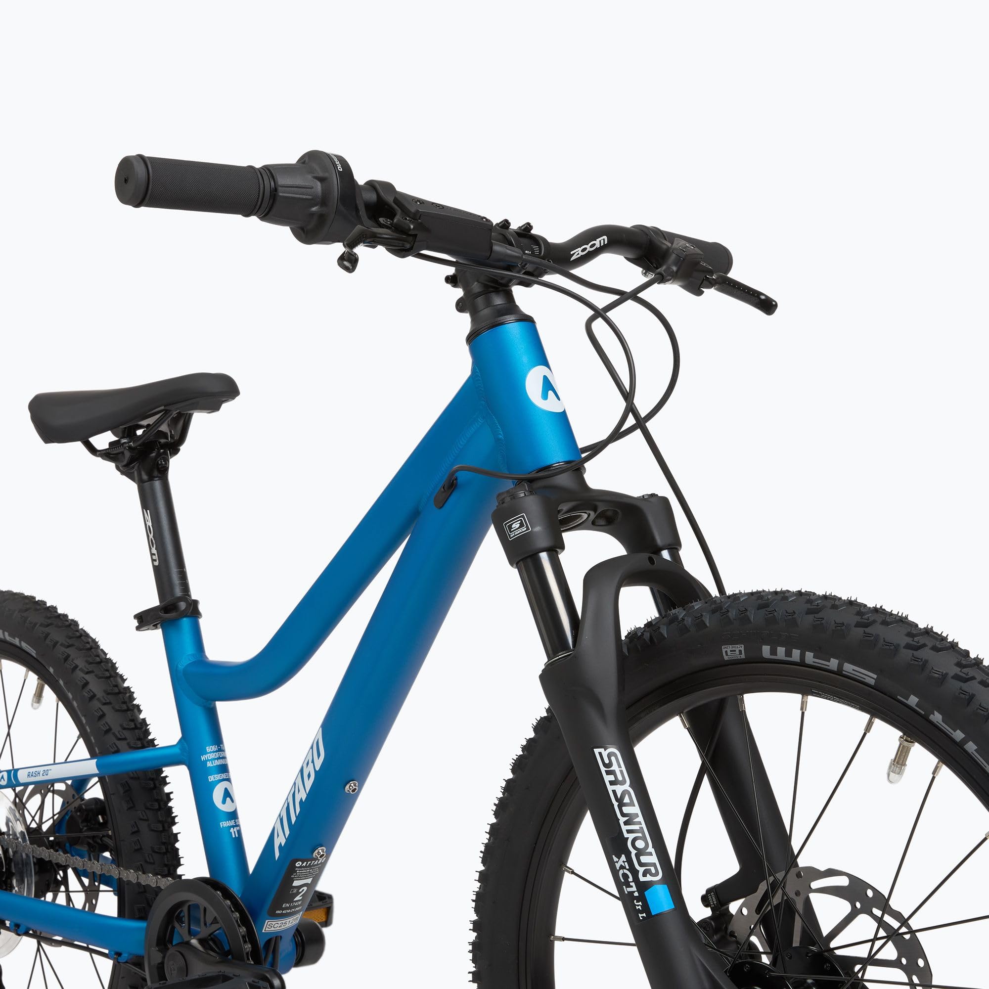 ATTABO Rash 20 Zoll Gen 2 Kinderfahrrad – Aluminium 6061, Federgabel SR Suntour, Shimano 8-Gang, hydraulische Scheibenbremsen Tektro