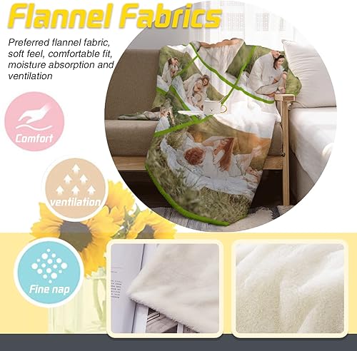 Vista 157 de Manta personalizada con texto fotográfico, manta de imagen personalizada para bebé, madre, padre, adultos, amigos, amantes, regalo personalizado