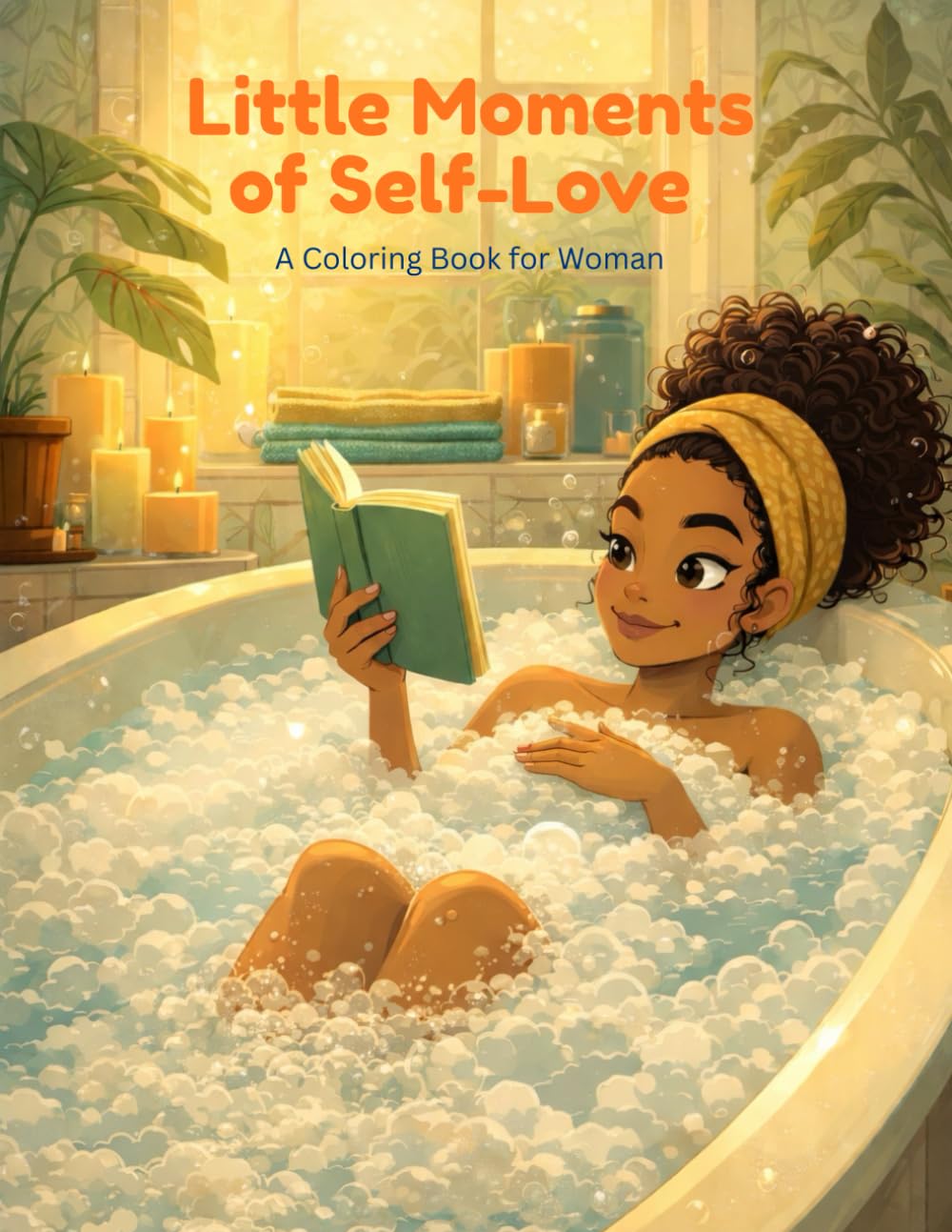 Little Moments of Self-love: A Coloring Book for Woman