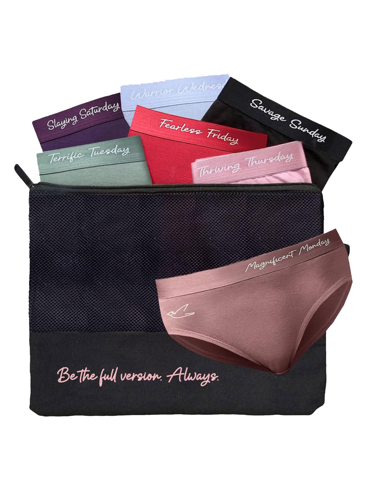 freecultr Women’s Micro Modal Hipster Panties – Soft, Stretchable & Breathable Full Coverage Underwear | Comfortable Everyday Women Innerwear | Pack of 7 | Multicolor-picture-23