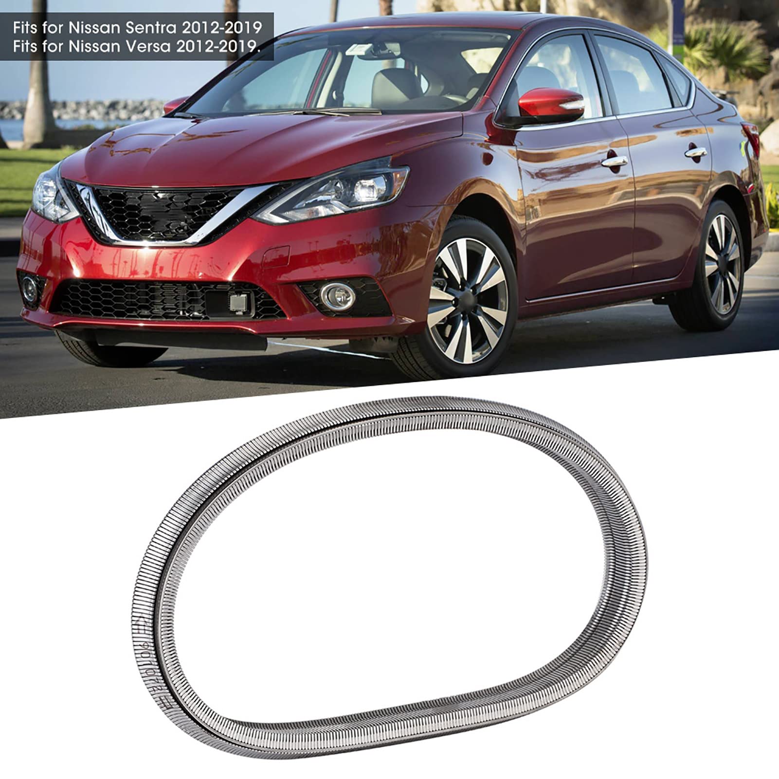 Diyeeni Cadena de Transmisión CVT Remanufacturada RE0F11A JF015E para Versa 2012-2019, Cadena de Polea de Correa CVT de Aleación de Aluminio 901072 901068