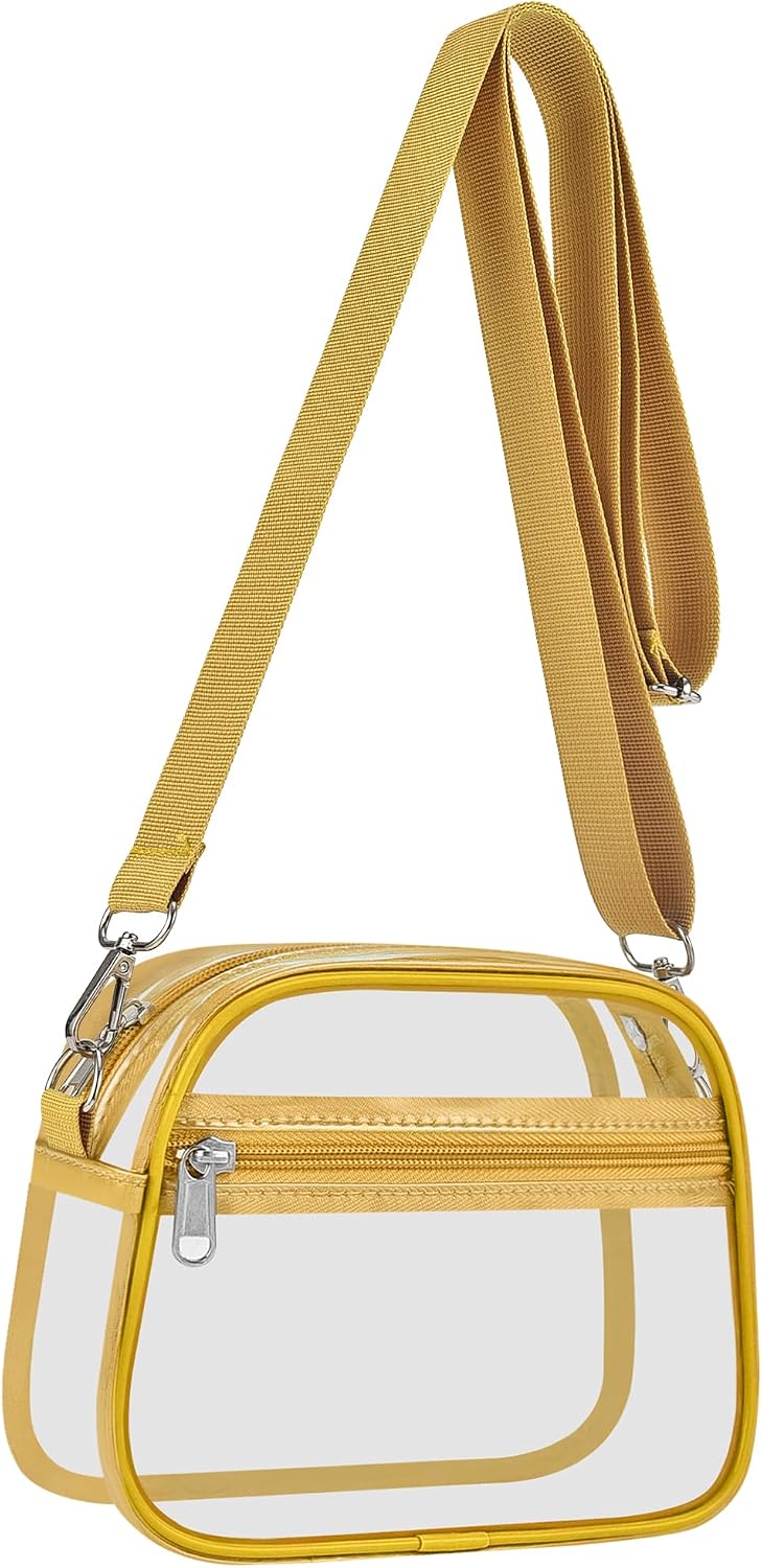  Clear Bag for Stadium Events Clear Sports Fan Handbags Purses thumbnail