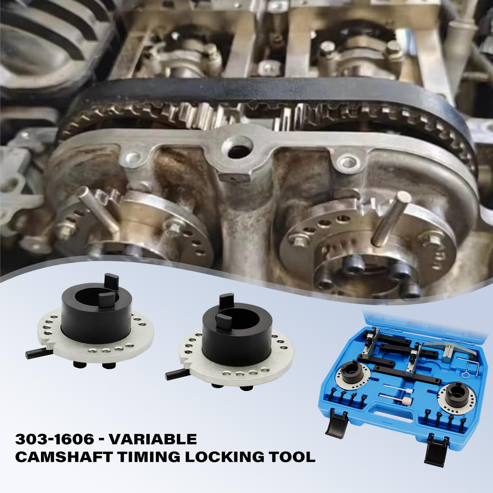 Kit Outil De Calage Moteur FORD 1.0 EcoBoost SCTI - Pour Alignement VCT, Compatible Fiesta, Etc.