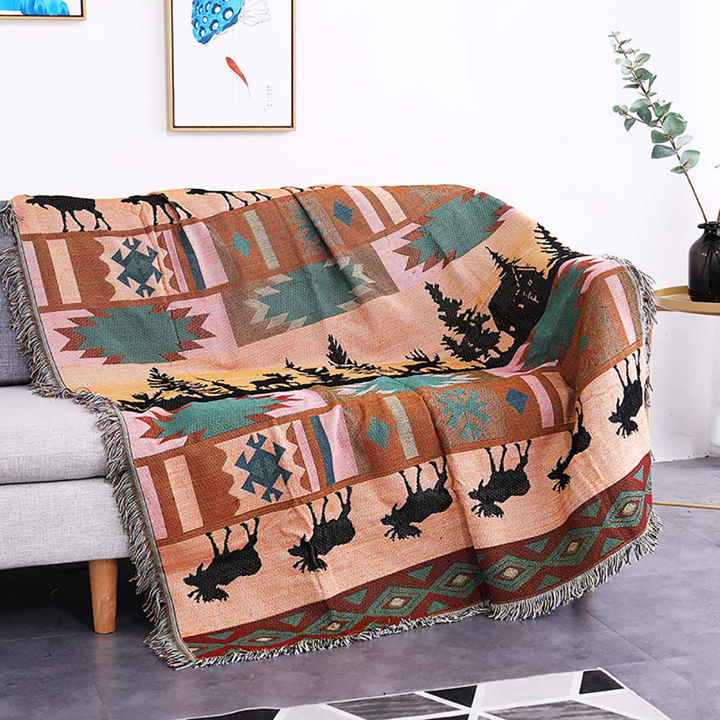 Tissu d'ameublement grand foulard pour protéger et rénover un canapé usé