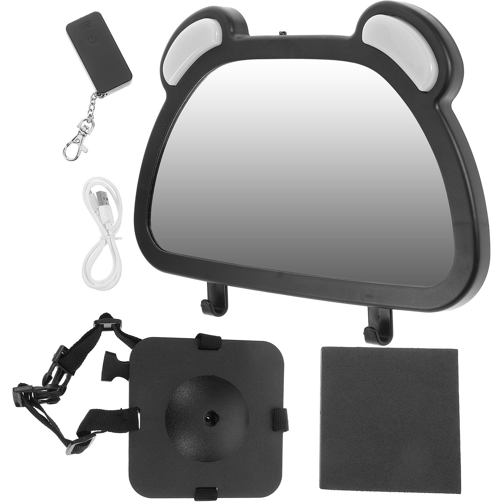 Espejo Retrovisor para Coche Ñiño Giratorio 360° Asiento Trasero