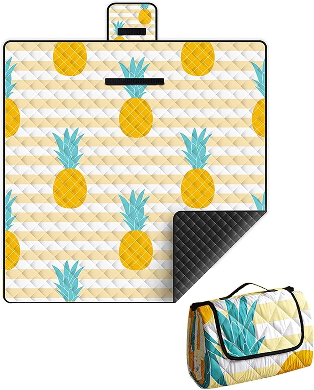 Portable Picnic Blanket,Waterproof Picnic Mat,Picnic Blankets Machine Washable,Camping Blanket With Waterproof Backing,Foldable Outdoor Beach Blanket,for Family Picnic Camping Hiking Park ( Color : St