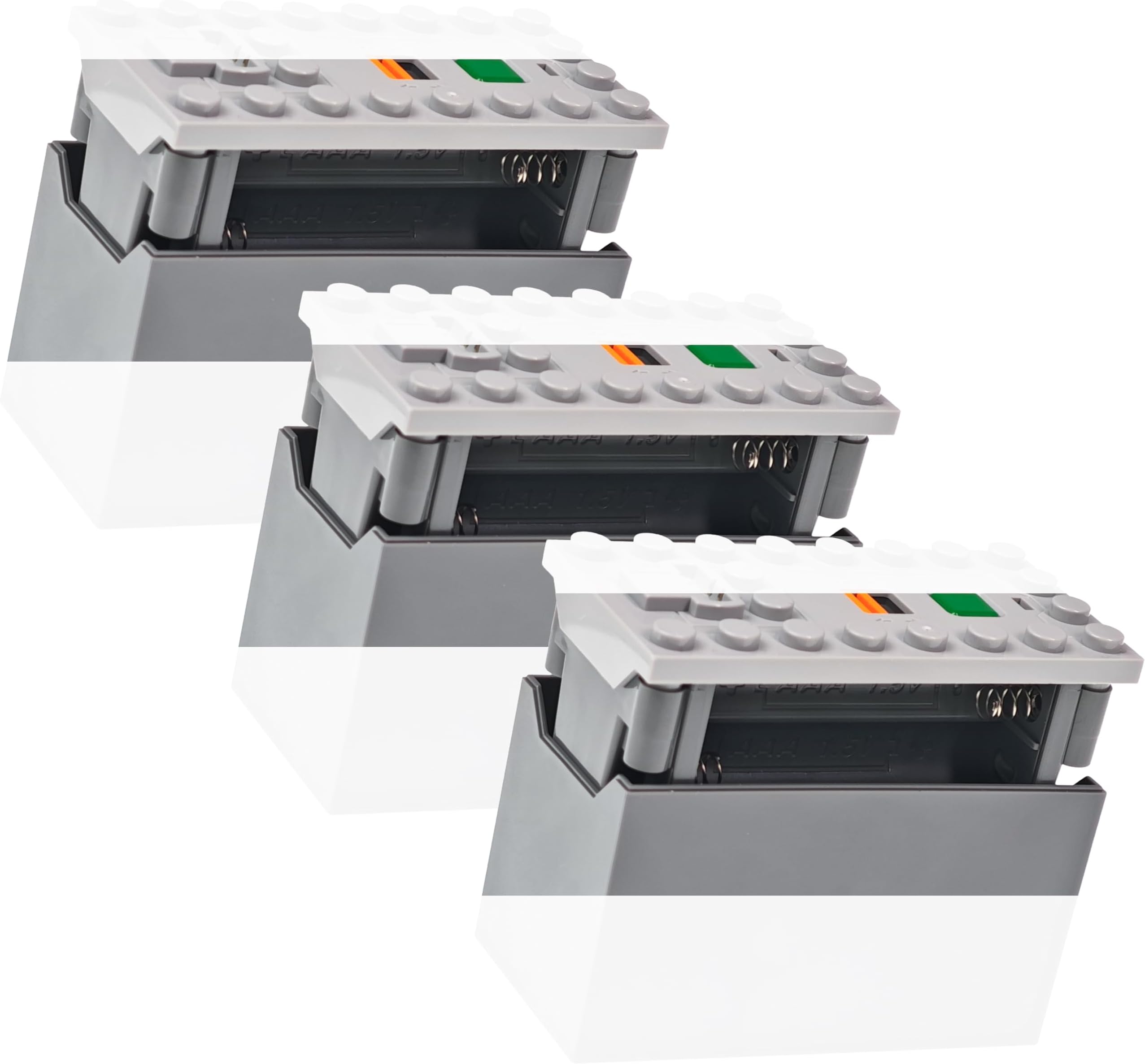 Technic Power-Functions Power Functions AAA Battery Box 88000 (3 Piece) Compatible with Lego-Motor MOC Technic-Parts