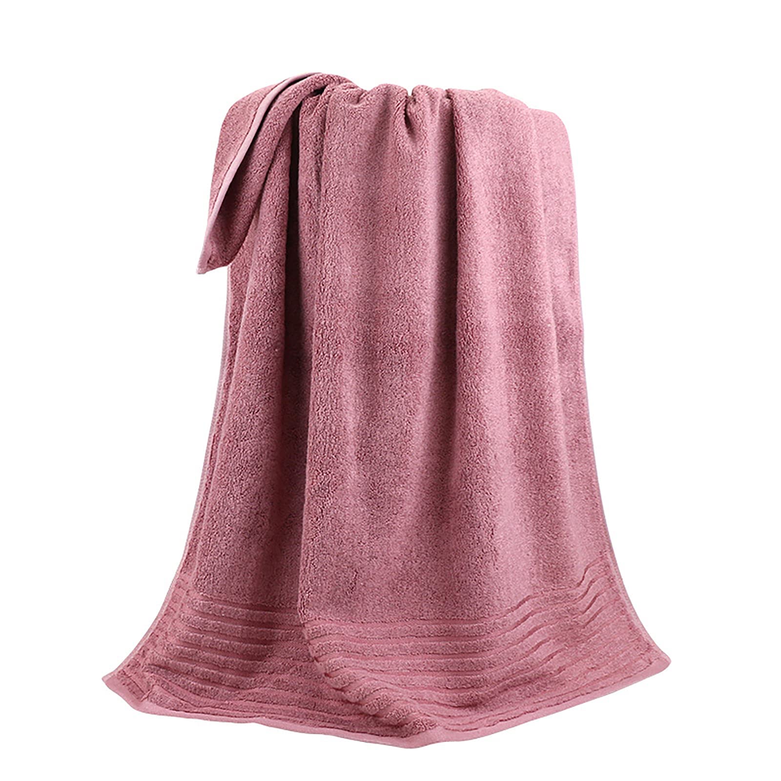 Serviettes de bain très absorbantes couleur rouge pour un séchage rapide