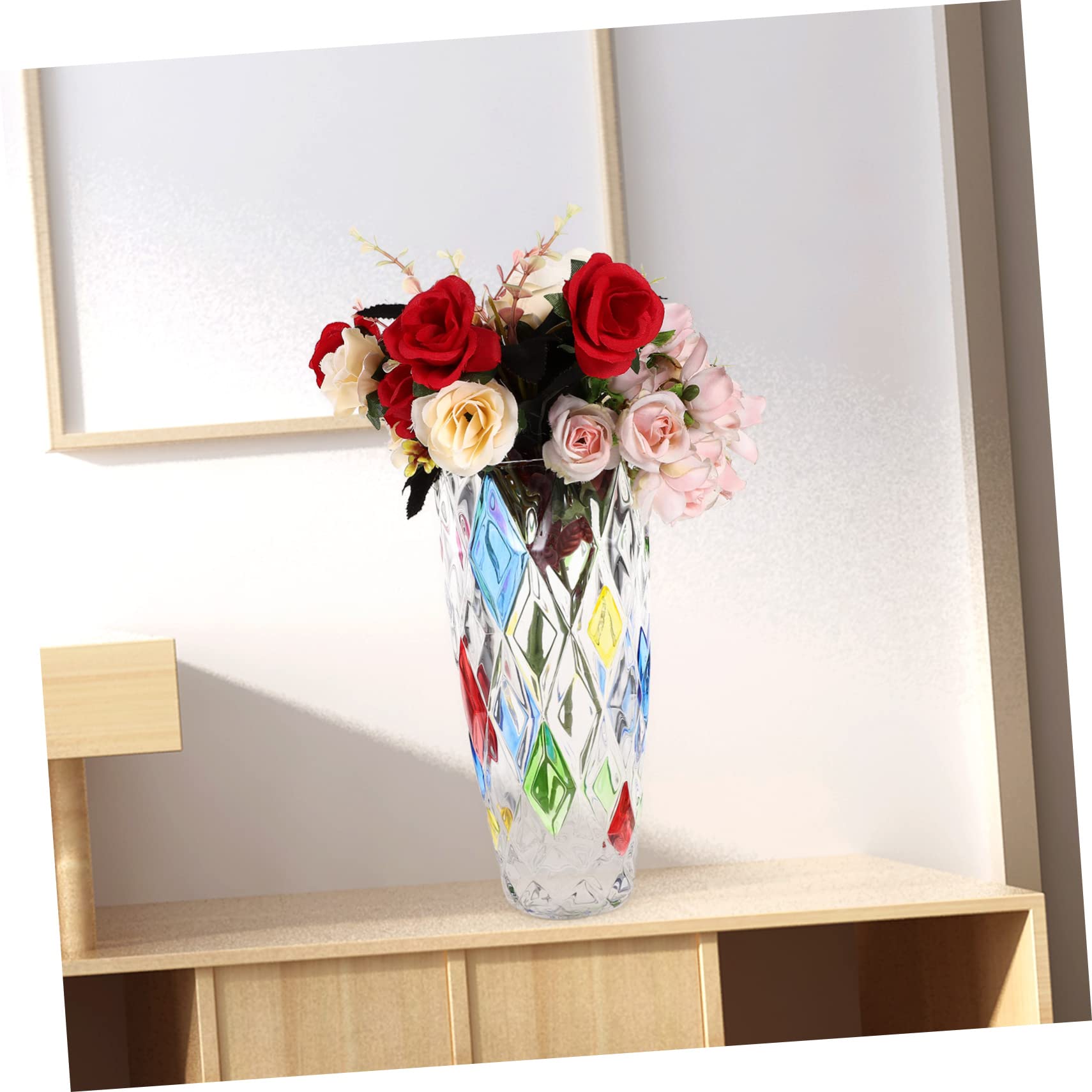 DECHOUS Vase Hydroponique Verre Vase à Fleurs pour Maison Contenant à Fleurs Décoratif pour Table