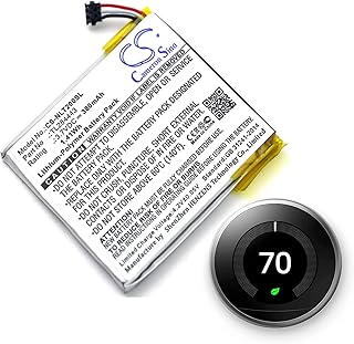 3.70V 380mAh/1.41Wh Replacement Battery for Nest GB-S10-284449-0100, TL284443, A0013, Learning Thermostat 2nd Generation, Learning Thermostat 3rd Gen, T3008US, T4000ES, Learning Thermostat 3rd Genera