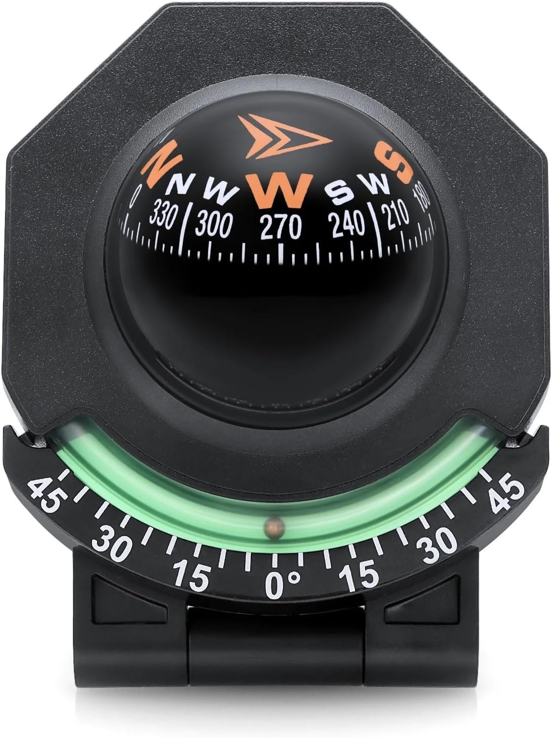 Compass for Car 1/3/5/10PCS High Precision Navigation 2 in 1 Inclinometer Marine