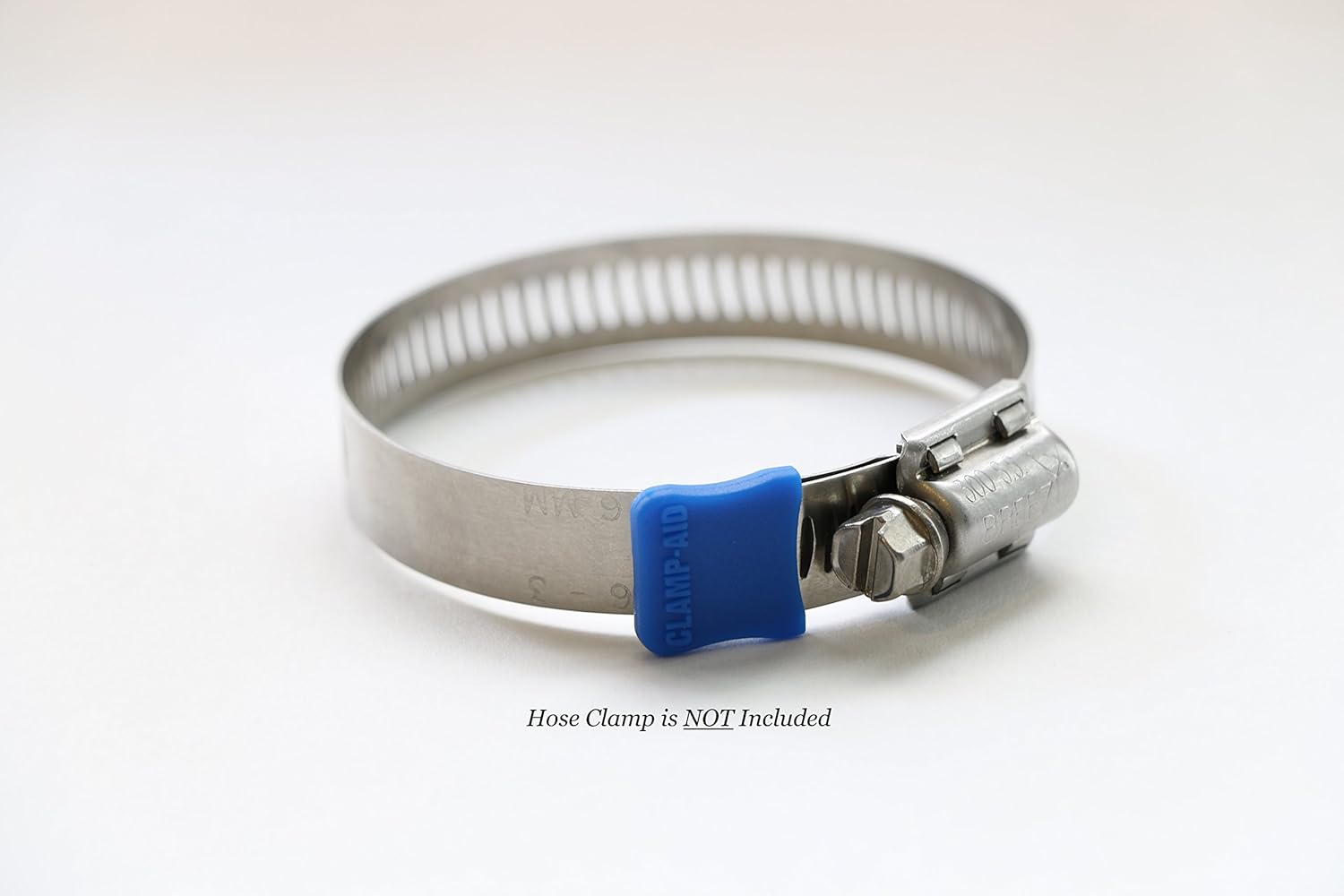 1000 Clamp-aid Hose Clamp End Guards for 1/2" Wide Hose Clamp Bands in Bulk packaging Color: Blue