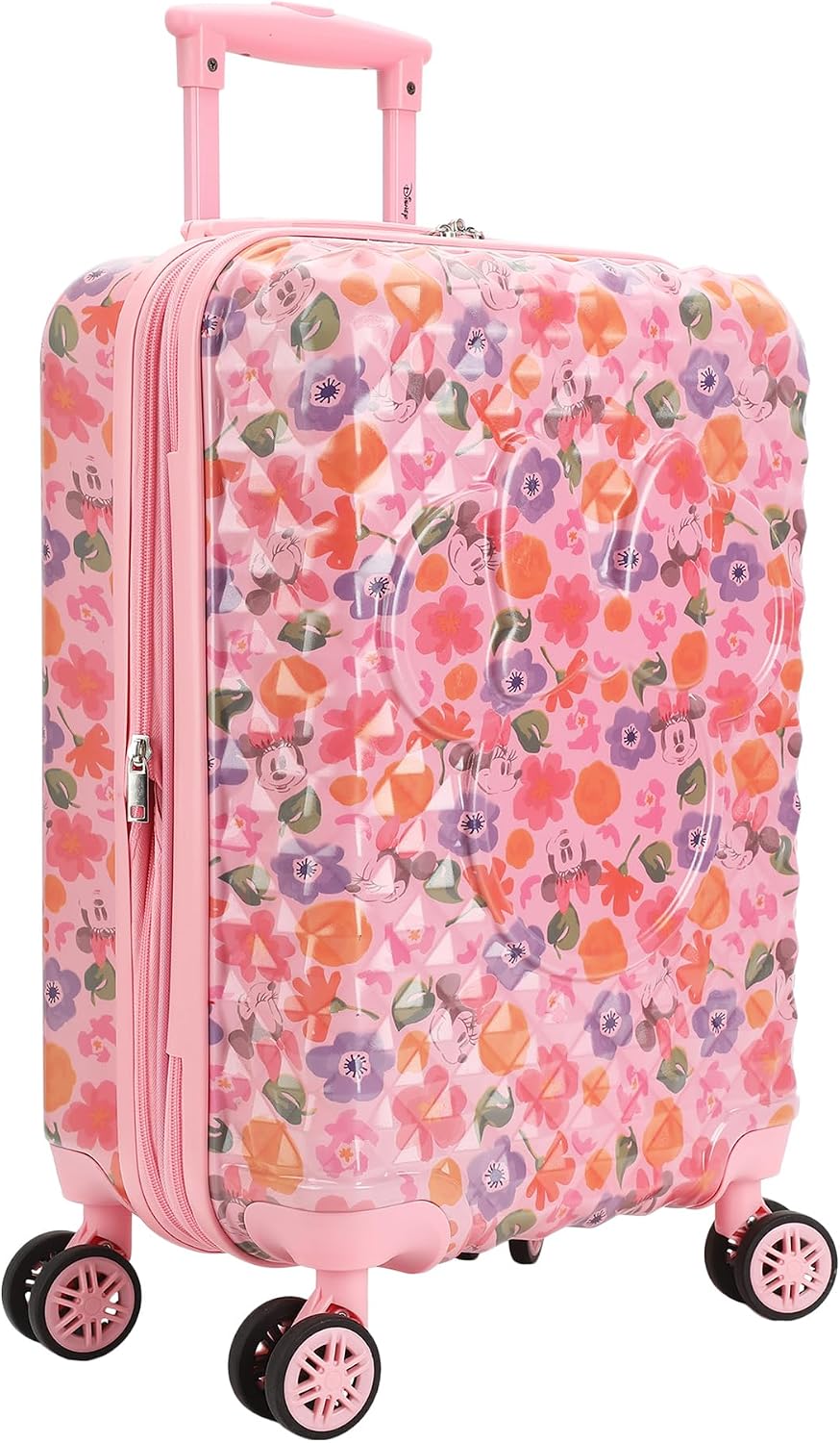 Disney Minnie Mouse All-Over Print 20" Hard-Sided Carry-On Luggage