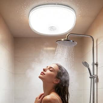 Wireless Shower Light Waterproof, Spa Mood Lighting Shower Decor Multicolor