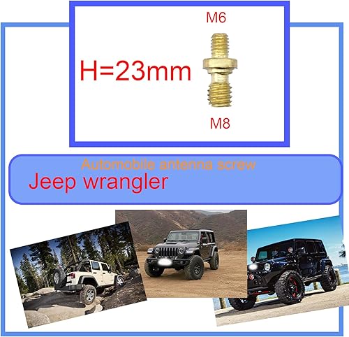 Miniatura 3 de Miytsya 7 adaptadores de antena compatibles con Toyota, Jeep, Wrangler, Denali, Tantu, Douqi, Ford, GMC Pickups