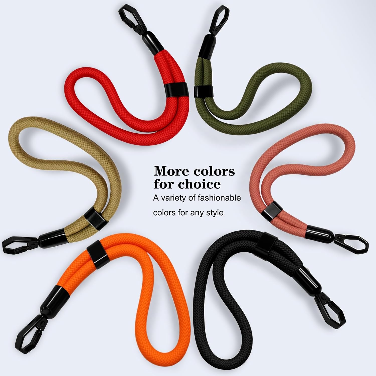 Phone Lanyard, 2 Pack Adjustable Cell Phone Lanyard Hand Phone Wrist Strap with Tether Tabs for Smartphones - Image 6