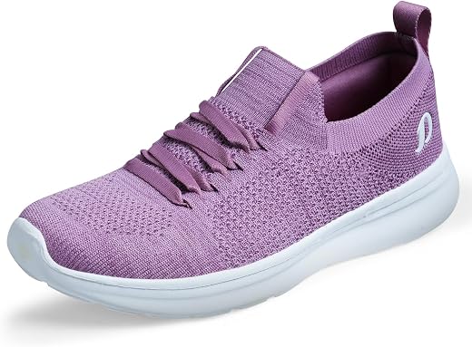 DOCTOR EXTRA SOFT Women’s Running & Walking Shoes| Lightweight Comfortable Slip-On Sports Sneakers, Memory Foam Cushion, Breathable Knitting, Anti-Slip Sole Flexible Gym Training D-1005