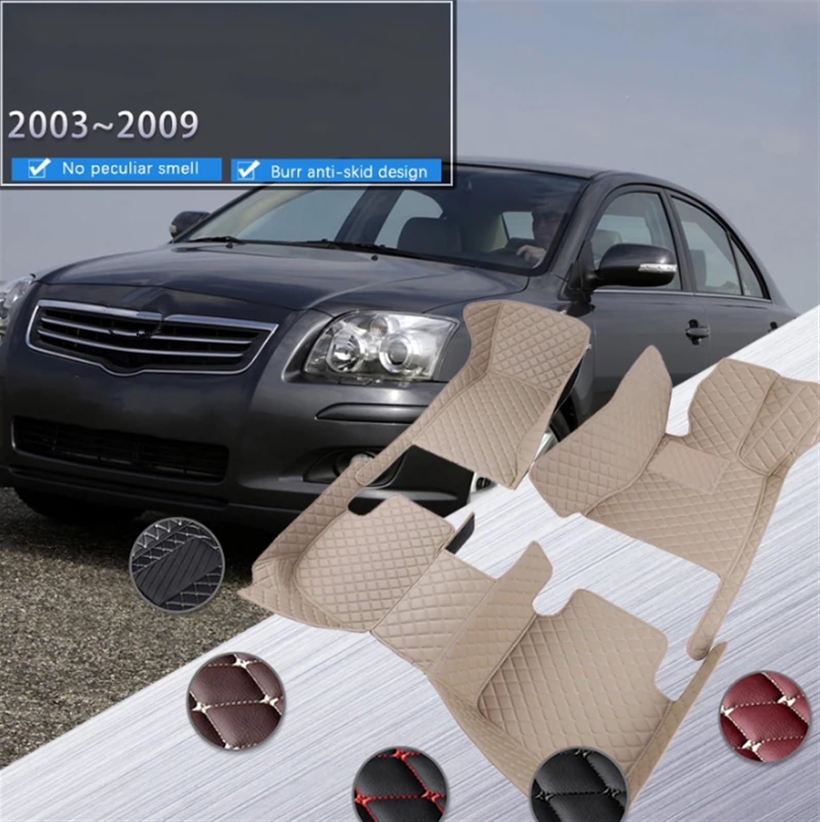 Tappetino Vasca Baule per TOYOTA AVENSIS Kombi (T25) 2