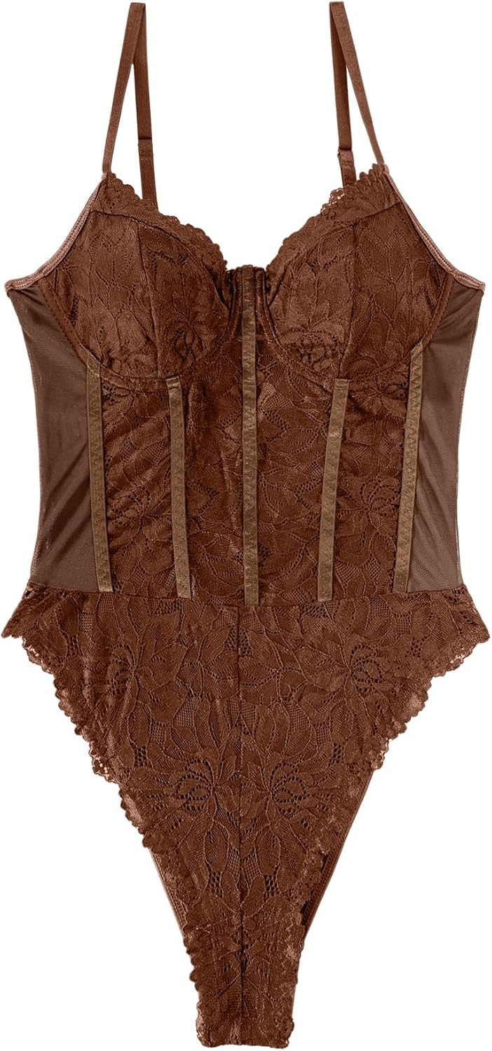 Lilosy Sexy Corset Tops One Piece Women Going Out Bodysuit image 5