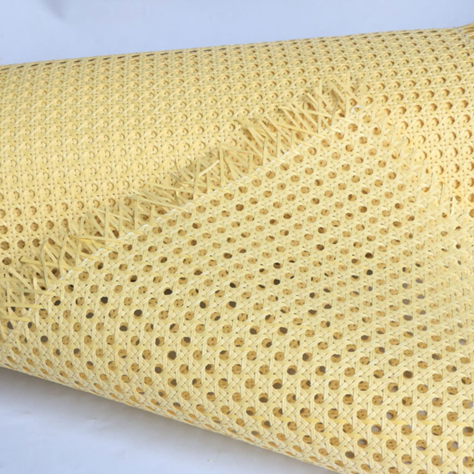 Rouleau De Cannage Pré-tissé En Rotin Naturel - 60 Cm De Large, Maille Ouverte - Pour Restauration De Chaises, Meubles, Projets DIY