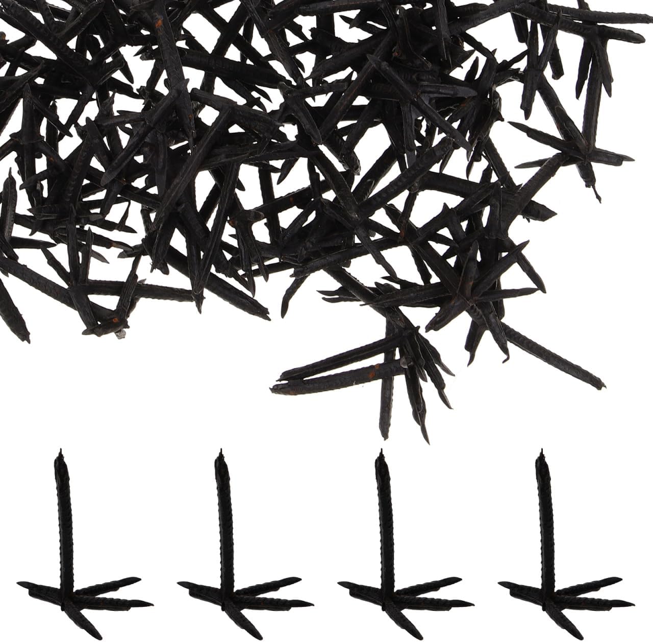 Homoyoyo 100pcs Realistic Plastic Bird Feet for Carvings - Amazing Crows and Ravens