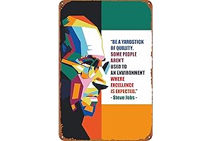 Steve Jobs Posters: Inspiring Metal Tin Sign Wall Decor