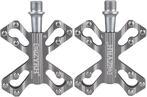 Miniatura 9 de ThinkTop 3 rodamientos ultraligeros MTB BMX Road Mountain Bike Pedales plataforma de aluminio plano sellado siempre lubricado eje de rodamiento 916