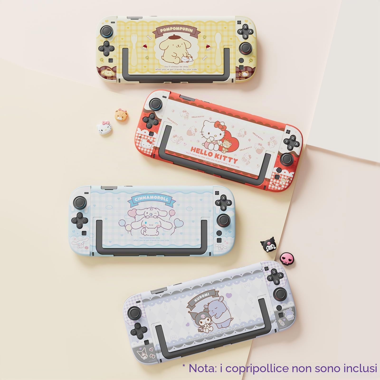Kuitmor - Custodia protettiva rimovibile in PC per Switch 2 Modello 2025, guscio rigido a protezione completa per accessori Switch 2 2025 - KLM
