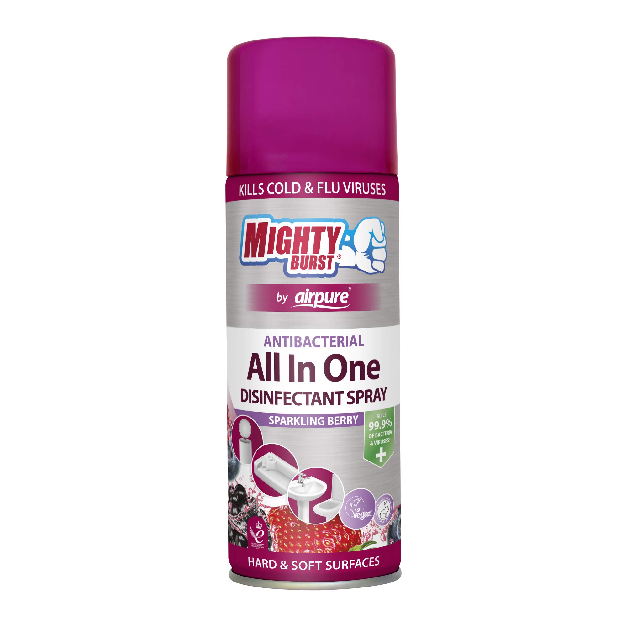 airpure Mighty Burst All in One Disinfectant - 450Ml - Sparkling Berry