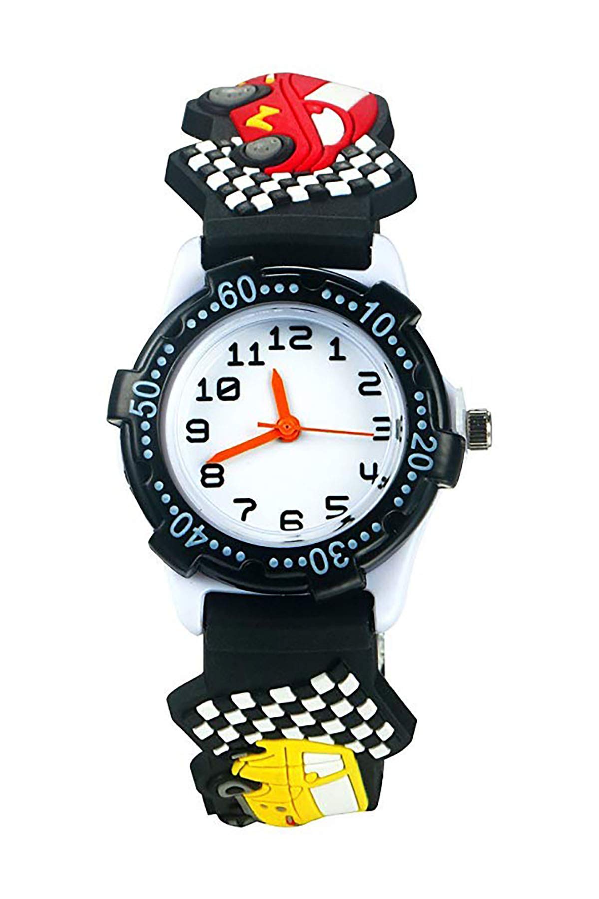 AnlooToddler Kids Boys Girls Fabric Analog Watches Quartz Wrist Watch Waterproof Learning Time Wristwatches for Children