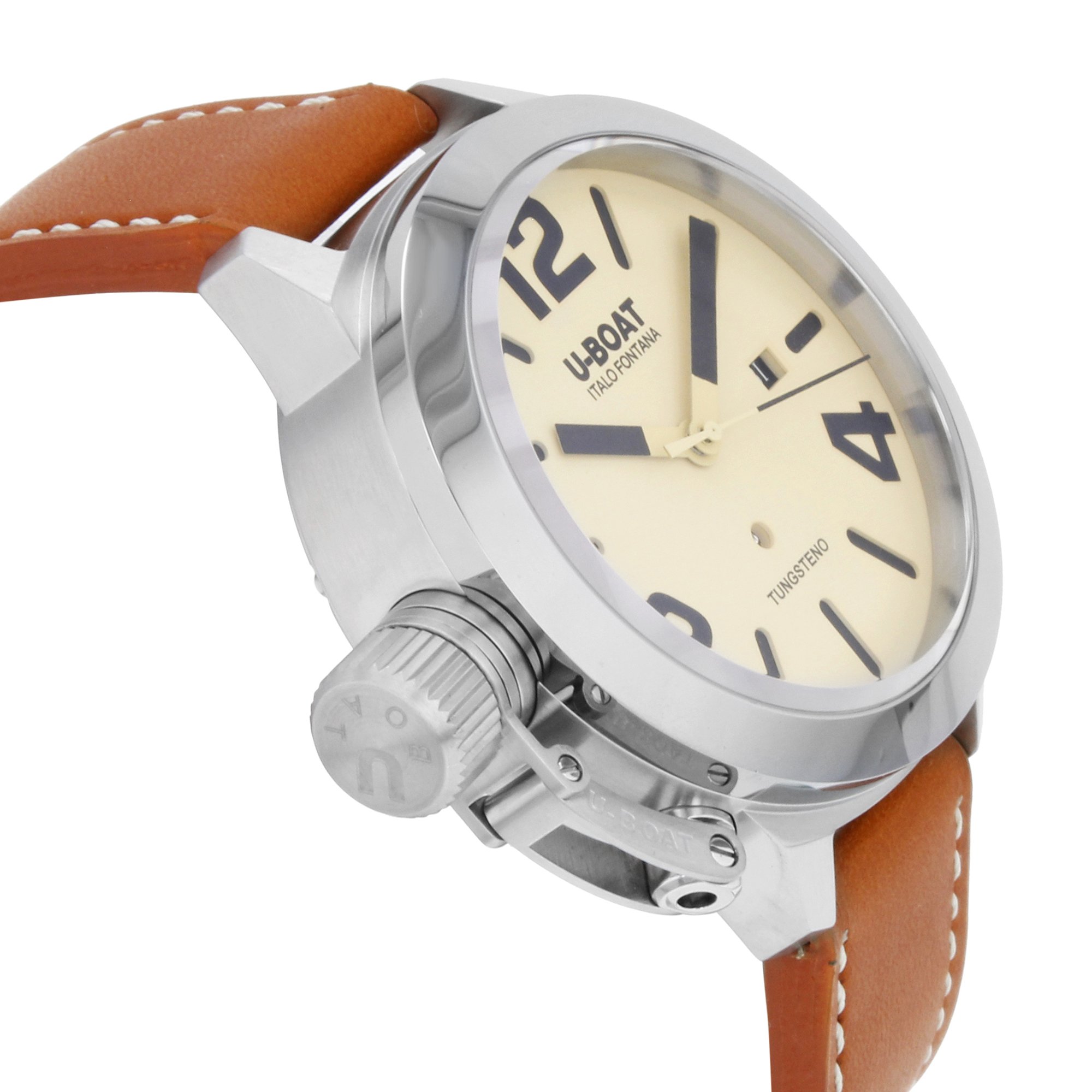 U-BOAT Classico 50 TUNGSTENO AS 2, Beżowy, Klasyczny, Beżowy, Klasyczny