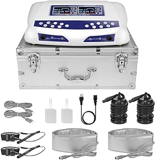 Ionic Foot Bath Detox Machine, Professional Ion Cleanse Dual Ionic Detox Foot Bath Spa Ion Spa Chi Cleanse System for Home USE, 8 Mode Foot Spa Detox, Far Infrared Belt