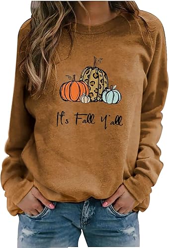 Disfraces de Halloween para mujer, sudaderas con cuello redondo, manga larga, estampadas, sin botones, sudadera casual de moda para invierno 2023