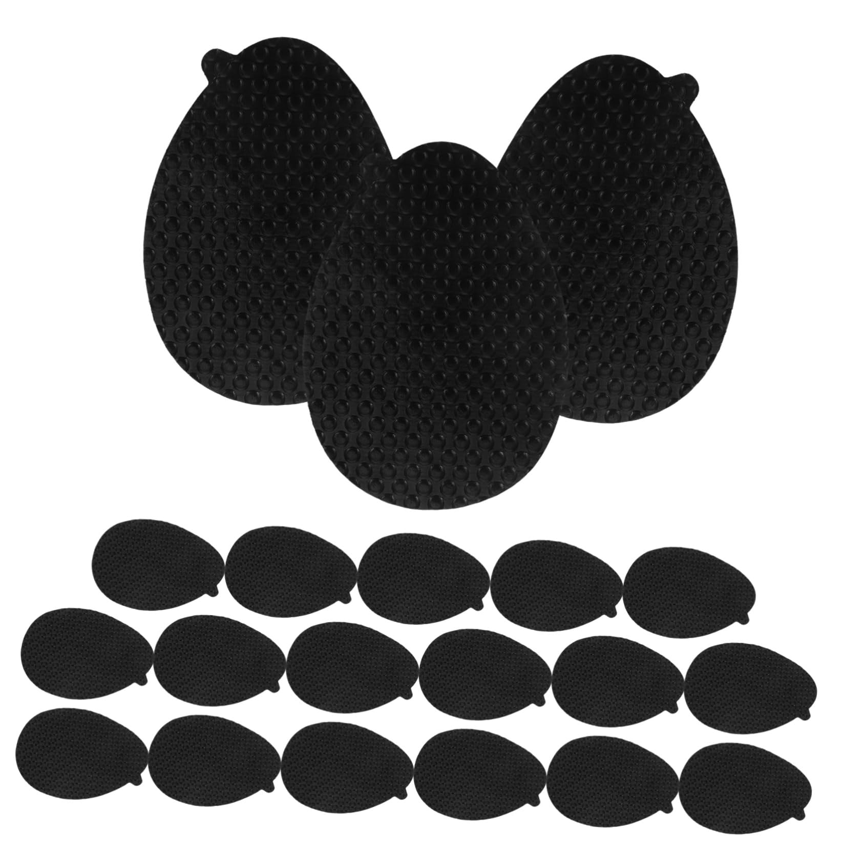 CALLARON 5 Set Adesivi Suola Antiscivolo Del Per Scarpe Supporto Adesivi Per Scarpe Antirumore Per Con Alto Resina Vinilica 10 Paia*5