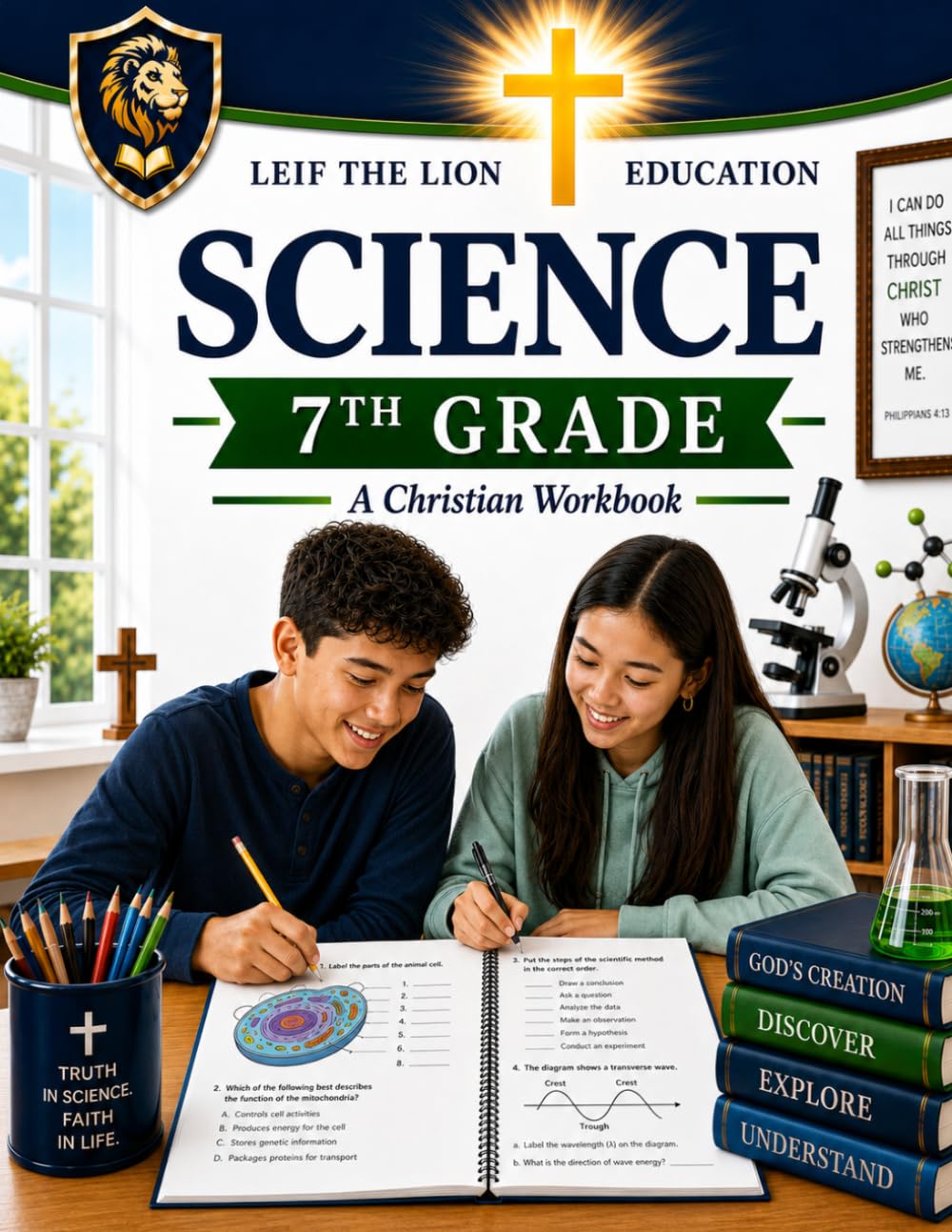7th Grade Science: A Christian Homeschool Workbook