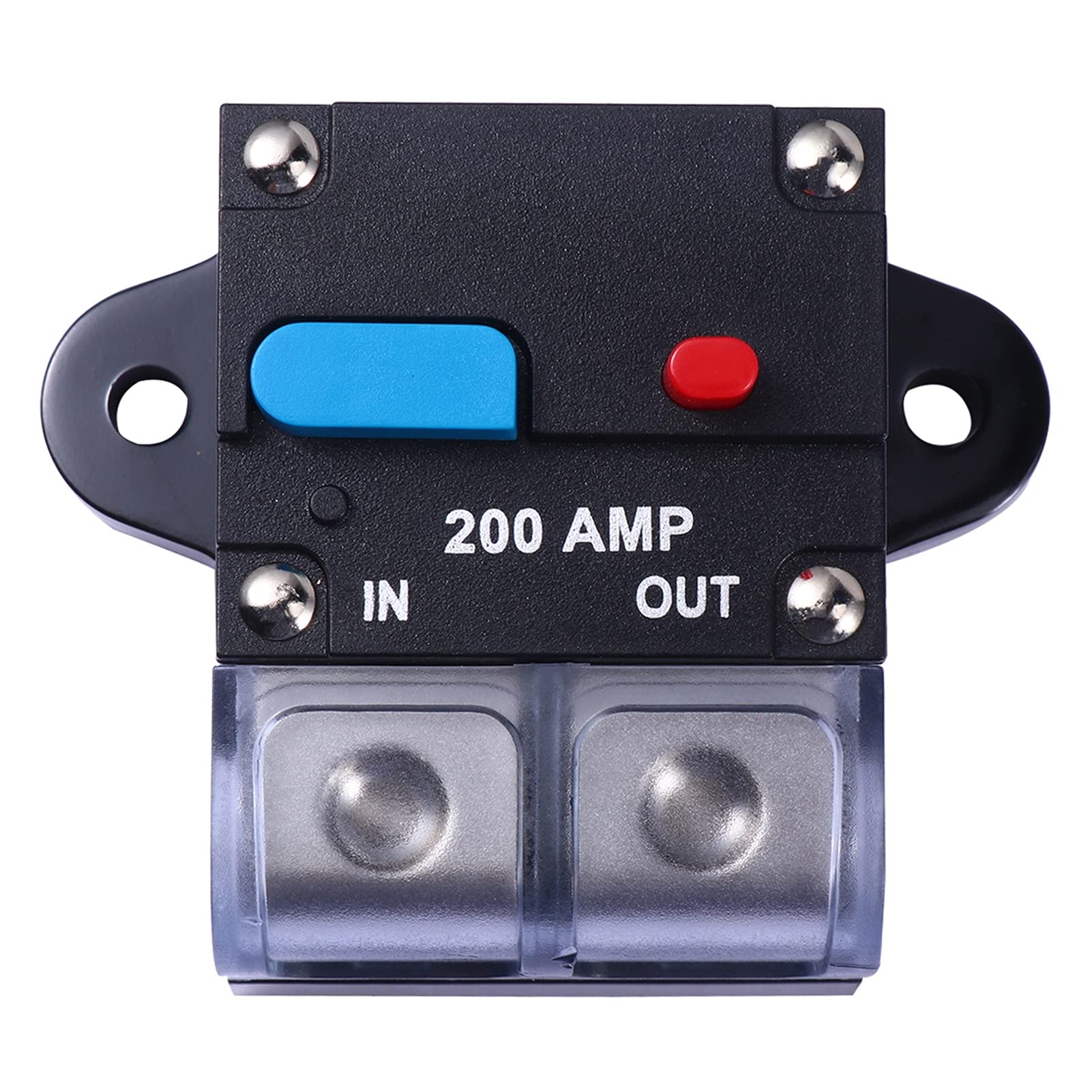 GVBAEPIEO 100A 200A 250A 300A Car Resettable Circuit Breaker Self-Recovery Fuse Manual Reset Button Accessories(Brown)